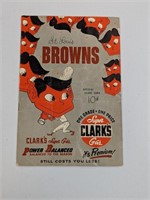 1952 St Louis Browns Program