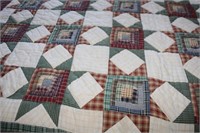 100% cotton quilt by Patch Magic, 89 X 96" with