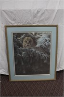 Framed, signed, numbered 119/450, overall