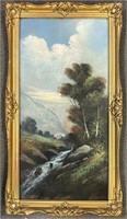 CHARMING UNSIGNED WILLIAM CHANDLER PASTEL