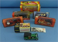 6 Small Cars in Boxes
