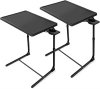 Adjustable TV Tray Table - 6 Heights (2 pk)