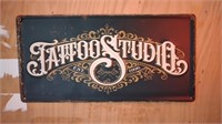 Tattoo Studio Metal Sign