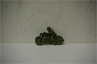 Rare Army Man on Indian Motorcycle