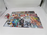 15 comic books dont Red Room