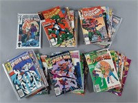 66pc 1980's Spectacular Spiderman Comic Books