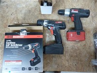 PAIR OF 18V DRILLS