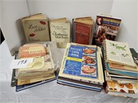 lot of old cook books