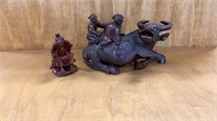 Asian Inspired Carved Figures