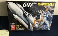 Sealed 007 Moonraker Spaceshuttle w/ Boosters AMT