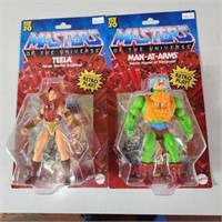 (2) Masters of the Universe - Teela & Man at Arms,