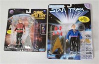(2) Star Trek Figures - Kirk & Harry Mudd, NIP