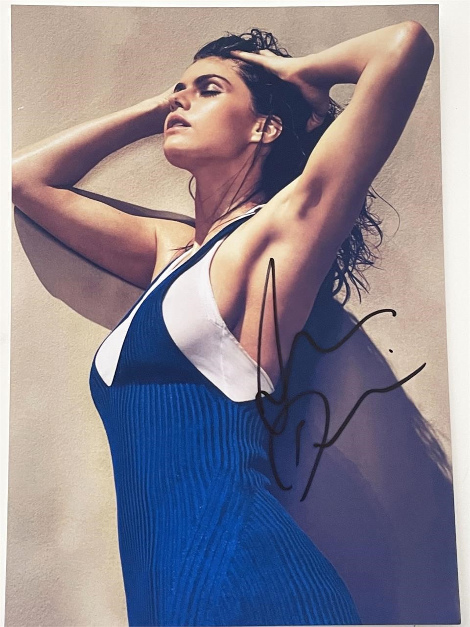 Baywatch Alexandra Daddario signed photo