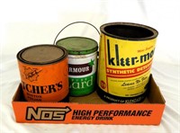 Vintage Cans (3) Kleer-mor, Butcher's, Armour