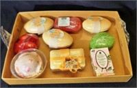 Box of 9 Various Soaps