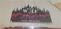 Red Wolf Lager Sign