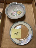 LIGHT BLUE DISHES / MARKED MADE IN JAPAN