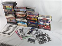 Assorted Drumming & More VHS Tapes, CDs, Pamphlets