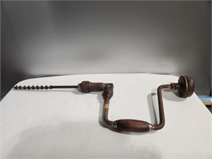 Antique Hand Drill with Bit
