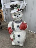 45" blow mold snowman
