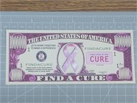 Breast cancer awareness banknote