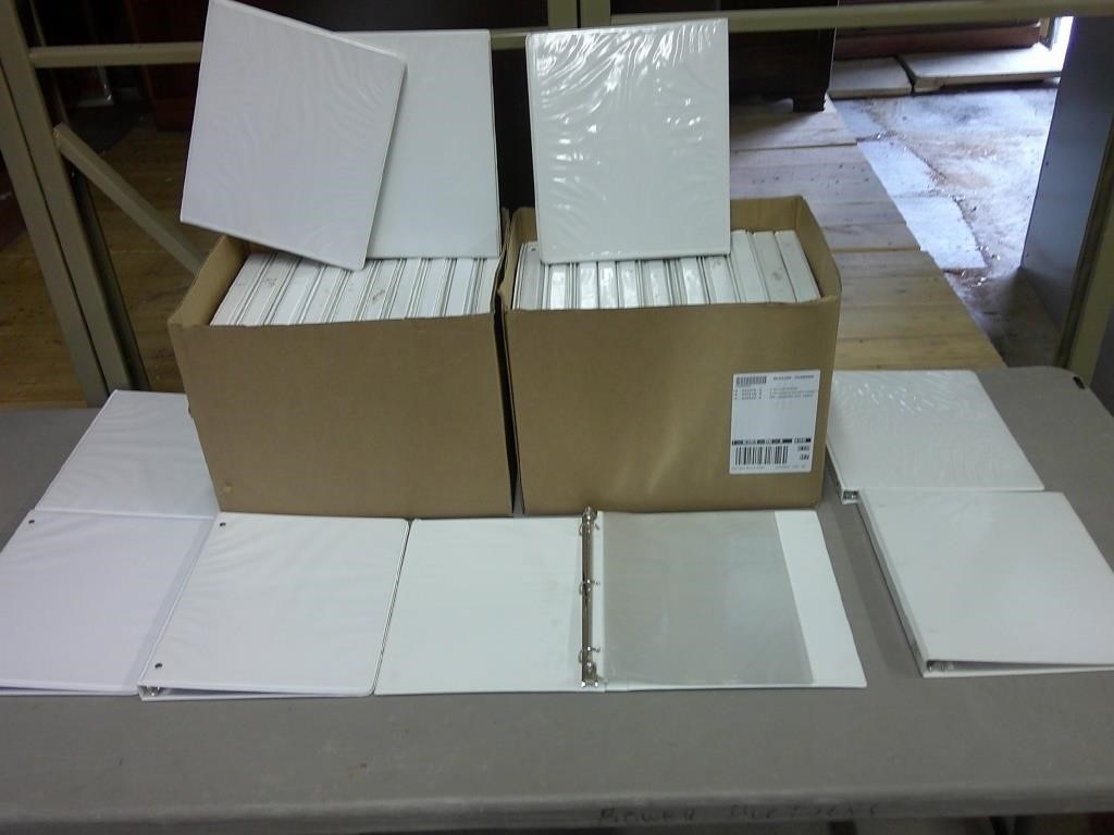approx 44 binders with sleeves
