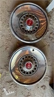 (2) Ford ltd hubcaps