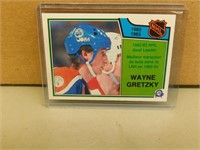 1983-84 OPC Wayne Gretzky #215 Goal Leader Card