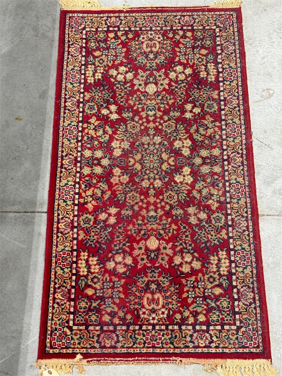 Oriental Rug 51.5" X 27"