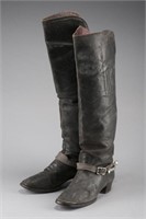Pair of early tall top Cavalry Boots with 20" tops