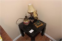 3 Lamps & Table