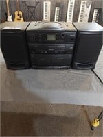 Magnavox CD player, AM/FM radio, and cassette