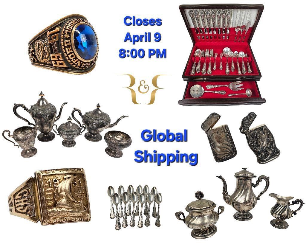 Sterling & Gold Online Auction ~ We Ship Globally~