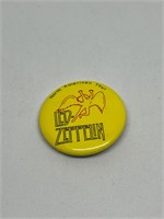 Vtg Led Zeppelin Band Pin Button N American Tour
