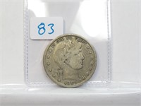 1897 P Barber Half Dollar 90% Silver