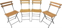 Set of 4 Moulin-Galland Lawn Chairs
