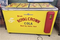 Royal Crown Cola, Nehi Reach-In Soda Machine,