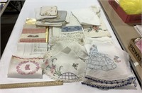 Linens w/ needle works