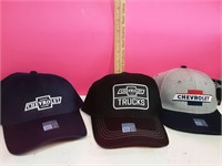 3 new chevy hats