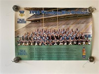 Blue bombers 1993 Team Poster