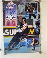 Winnipeg Stars On Ice Selanne Carlyle Poster