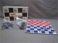 Orioles Baseball Checkers Board Game