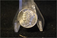 1942-D Uncirculated Mercury Silver Dime