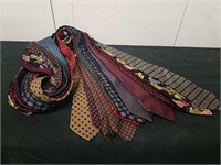 Group of men's ties