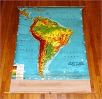 South America map.