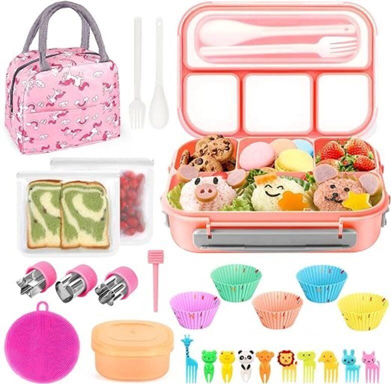 27Pcs Bento Box Lunch Box Kit, 1300ML Lunch