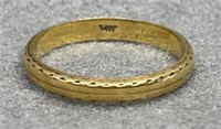 14K Gold Ring, 3.07g, Sz 9