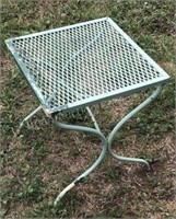 Small Wire Mesh Patio Side Table