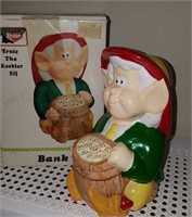 Ernie the Keebler Elf Bank,  new in box 1989