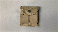 Loaded Vintage US Army 30 Cal M1 Magazine Pouch